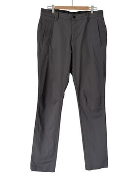 Lululemon Commute Pants Dark Slate / Slate Grey Striped